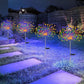 Solar Powered Garden Spike Fairy Light, Firework Style Dandelion Copper Wire String Light, Outdoor Waterproof Decorative Lamp for Patio, Lawn, or Balcony🌿🌙