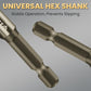🔥2026 Hot Sale🔥High-Strength 4-Flute Serrated Eccentric Drill Bit Kit - Durable & Versatile for All DIY Projects