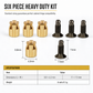 Cabinet Door Hinge Base Pre Embedded Expansion Nut and Bolt Screw Set for Furniture Hardware