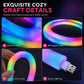 ⏳Time-Limited Special⏰ Faux Fur Neon Light Strip – 360° All-round Glow ✨