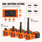 🔥 50% OFF! 🚗 3-in-1 Electric Car Jack – Tire Inflator & LED Light