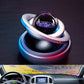 📢📢50% OFF !! ⏰Solar Rotating Double Ring Suspension Car Aromatherapy Ornament