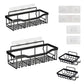 Drill-Free Bathroom Shelf Set