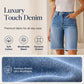 Women’s Casual High Waisted Fringed Denim Shorts
