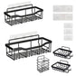 Drill-Free Bathroom Shelf Set