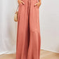 🔥 Hot sale 50% OFF🔥🌞Solid-color wide-leg high-waisted pants