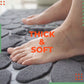 🔥 50% OFF 🛁✨ Memory Foam Embossed Pebble Velvet Bath Mat – Non-Slip Door Mat & Living Room Floor Rug 🏠