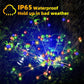 Solar Powered Garden Spike Fairy Light, Firework Style Dandelion Copper Wire String Light, Outdoor Waterproof Decorative Lamp for Patio, Lawn, or Balcony🌿🌙
