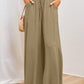🔥 Hot sale 50% OFF🔥🌞Solid-color wide-leg high-waisted pants
