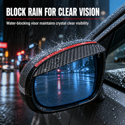 🌧️ LIMITED-TIME 50% OFF 🚗 Car Side Mirror Rain Guards — Clear Visibility in Rain, Sleek Design