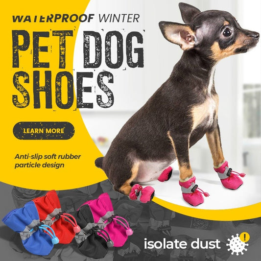📢📢50%  OFF !! ⏰Waterproof shoes for pets (4 pcs)