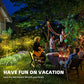 Solar Powered Garden Spike Fairy Light, Firework Style Dandelion Copper Wire String Light, Outdoor Waterproof Decorative Lamp for Patio, Lawn, or Balcony🌿🌙