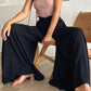 🔥 Hot sale 50% OFF🔥🌞Solid-color wide-leg high-waisted pants