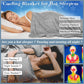 📢🔥LIMITED-TIME 50% OFF!⏰❄️ Cooling Blanket for Summer – Lightweight Cold Feel Throw, Breathable Chilly Pad for Hot Sleepers, Night Sweat Relief & All-Night Comfort