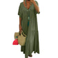 📢📢Last Day-50% OFF!!⏰Women’s Casual Long Dress with Short Sleeves