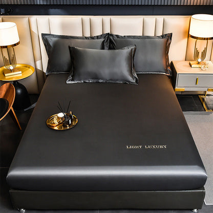 Luxury Satin Fitted Sheet – Soft, Breathable & Elegant for a Peaceful Night’s Sleep🌙💤
