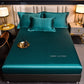 Luxury Satin Fitted Sheet – Soft, Breathable & Elegant for a Peaceful Night’s Sleep🌙💤