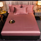Luxury Satin Fitted Sheet – Soft, Breathable & Elegant for a Peaceful Night’s Sleep🌙💤