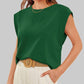 👕 LIMITED-TIME 50% OFF! 💥 Solid Color Round Neck Cap Sleeve Top – Soft Fabric, Versatile, Feminine ✨