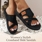 ⌛ Up to 30% Off – Final Sale⏰Women’s Stylish Crossband Slide Sandals