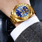50% Off Mens Quartz Watch Stainless Steel Business Chronograph Half Price Luxury Timepiece for Work