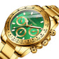 50% Off Mens Quartz Watch Stainless Steel Business Chronograph Half Price Luxury Timepiece for Work