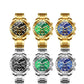 50% Off Mens Quartz Watch Stainless Steel Business Chronograph Half Price Luxury Timepiece for Work