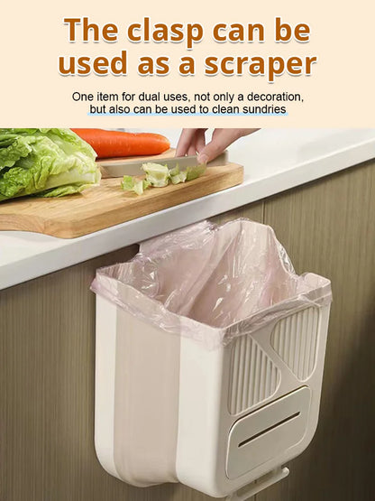 🔥While Supplies Last 50% OFF!🎉 Folding Hanging Kitchen Waste Trash Can🗑️