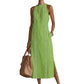 🌿☀️ NEW 2026 Women's Vintage Cotton Linen Lace Patchwork Midi Dress | Soft, Breathable & Flattering Summer Dress