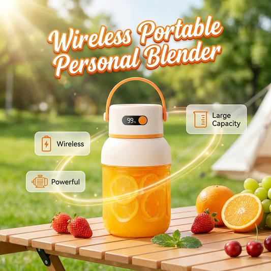 📢📢50% OFF !! ⏰ Portable Personal Blender for Shakes & Smoothies | USB Rechargeable Mini Juicer Cup