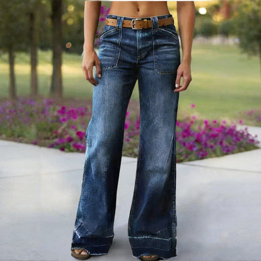 📢📢50% OFF !! ⏰Women's Retro Flare Jeans with Pockets