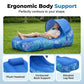 🏖️Limited Summer Offer🎯Inflatable Air Lounger with Sunshade – Compact, Lightweight & Easy to Inflate for Beach, Garden, or Camping