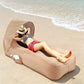 🏖️Limited Summer Offer🎯Inflatable Air Lounger with Sunshade – Compact, Lightweight & Easy to Inflate for Beach, Garden, or Camping