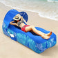 🏖️Limited Summer Offer🎯Inflatable Air Lounger with Sunshade – Compact, Lightweight & Easy to Inflate for Beach, Garden, or Camping