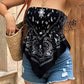 📢📢50% OFF !! ⏰Women's Asymmetrical Hem Bandana Tube Top