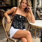 📢📢50% OFF !! ⏰Women's Asymmetrical Hem Bandana Tube Top