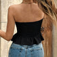 📢📢50% OFF !! ⏰Women's Asymmetrical Hem Bandana Tube Top