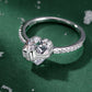 Heart Ring with Delicate Bow Detail – Elegant Gift for Her💍🎀