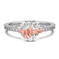 Heart Ring with Delicate Bow Detail – Elegant Gift for Her💍🎀