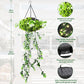 Solar Artificial Ivy Vine Light – Waterproof Hanging Plant for Garden, Balcony & Outdoor Decoration🌿☀️