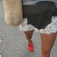 📢📢Last Day-50% OFF!!⏰ 50K+ SOLD! ✨Satin Lace Trim Shorts