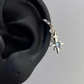 Celestial Star Dangle Hoop Earrings