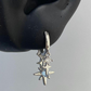 Celestial Star Dangle Hoop Earrings