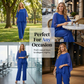 🌞 NEW: Summer Collection with up to 50% off 🛍️Women's High-Low Top & Trousers Set