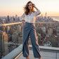 📢📢40% OFF !! ⏰Women's Patchwork Cropped Casual Trousers👖