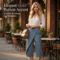 📢📢40% OFF !! ⏰Women's Patchwork Cropped Casual Trousers👖
