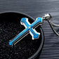 ✝️ 50% OFF NOW! 🙏 Men's Lord's Prayer Cross Necklace – Inspirational, stainless steel & perfect for daily wear or meaningful gifting 💪