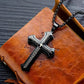 ✝️ 50% OFF NOW! 🙏 Men's Lord's Prayer Cross Necklace – Inspirational, stainless steel & perfect for daily wear or meaningful gifting 💪