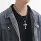 ✝️ 50% OFF NOW! 🙏 Men's Lord's Prayer Cross Necklace – Inspirational, stainless steel & perfect for daily wear or meaningful gifting 💪