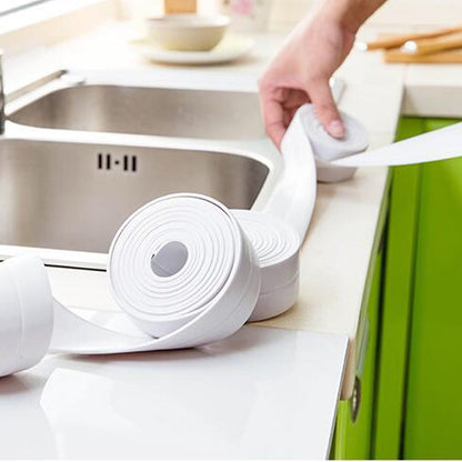 🎁 Buy One Get One Free🔥White Waterproof Self Adhesive Caulk Tape